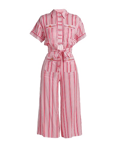 ELISABETTA FRANCHI Jumpsuits and Overalls Red 100% Viscose