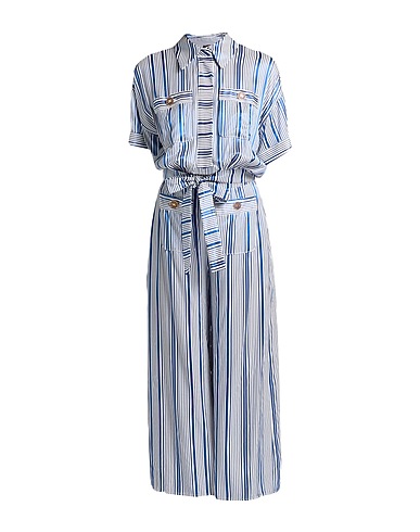 ELISABETTA FRANCHI Jumpsuits and Overalls Blue 100% Viscose
