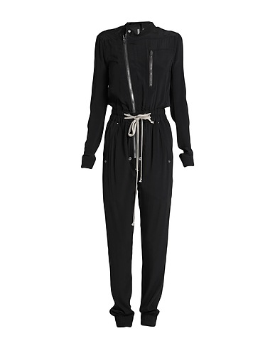 RICK OWENS Jumpsuits and Dungarees Black 62% Acetate, 38% Silk