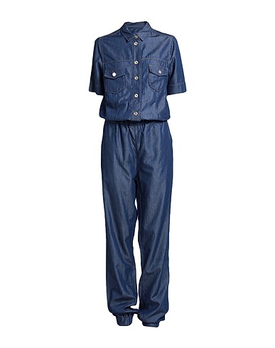TRUSSARDI JEANS Denim dungaree Blue 63% Cotton, 37% Lyocell