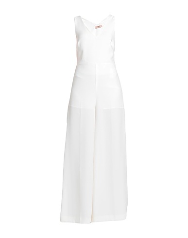 TWINSET Tute e Salopette Avorio 100% Poliestere