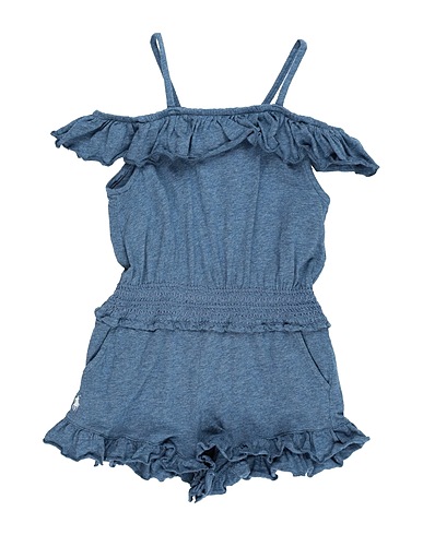 POLO RALPH LAUREN Tute intere Ruffled Cotton Jersey Romper
 Avio 100% Cotone