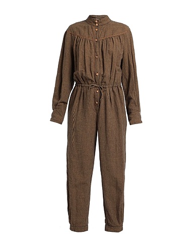 FORTE_FORTE Tute e Salopette Khaki 50% Lino, 30% Lana Vergine, 20% Poliammide
