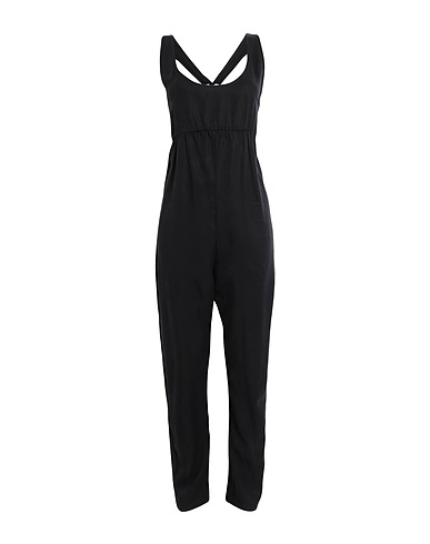 PROGETTO QUID Overalls & Latzhosen SISTERHOOD Schwarz 100% Lyocell