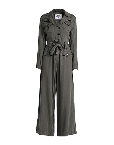 AERONAUTICA MILITARE Jumpsuits and Dungarees Military green 100% Tencel™