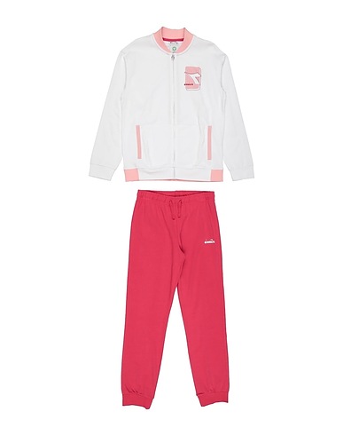 DIADORA Tracksuit White 100% Organic cotton