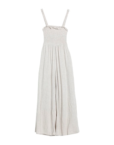 TOPSHOP Jumpsuits and Dungarees Beige 85% Viscose, 15% Linen