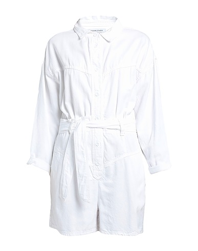 OVERLOVER Denim dungaree White 100% Cotton