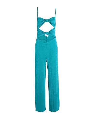 TOPSHOP Jumpsuits and Overalls Deep teal 93% Polyester, 7% Elastane
