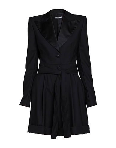 DOLCE&GABBANA Jumpsuits and Overalls Black 79% Virgin Wool, 16% Silk, 4% Polyester, 1% Elastane