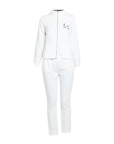 LIU •JO Tuta Sportiva Avorio 95% Cotone, 5% Elastan