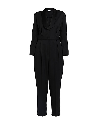 SANDRO Jumpsuits and Dungarees Black 54% Polyester, 44% Wool, 2% Elastane
