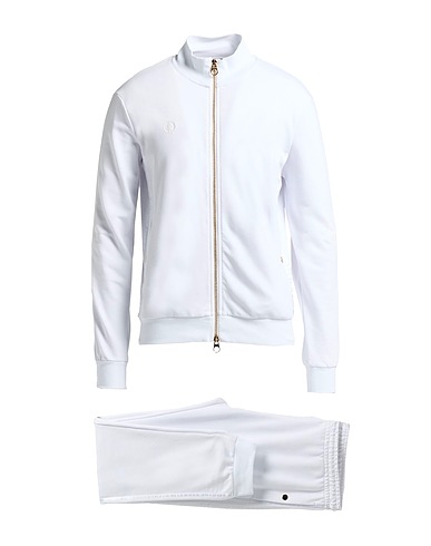 BIKKEMBERGS Tuta Sportiva Bianco 57% Poliestere, 43% Cotone