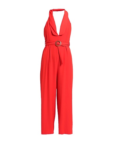 MARC ELLIS Jumpsuits and Dungarees Red 97% Polyester, 3% Elastic fibres