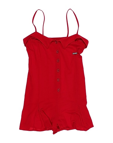 TWINSET GIRL Kids’ jumpsuit Red 95% Viscose, 5% Elastane