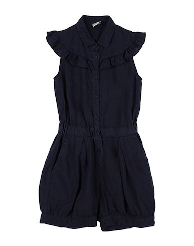 IL GUFO Kids’ jumpsuit Midnight blue 100% Linen