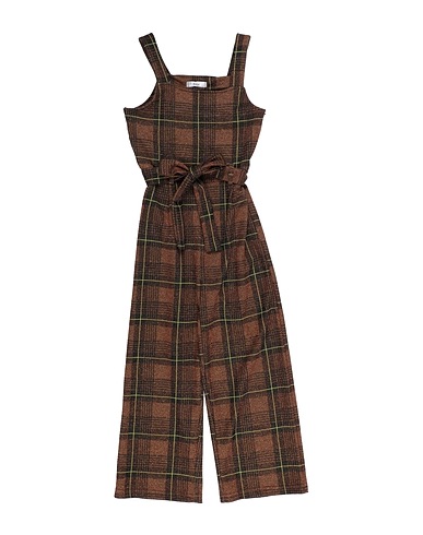 Y-CLÙ Jumpsuit für Kinder Kamel 67% Polyester, 28% Viskose, 5% Metallfaser