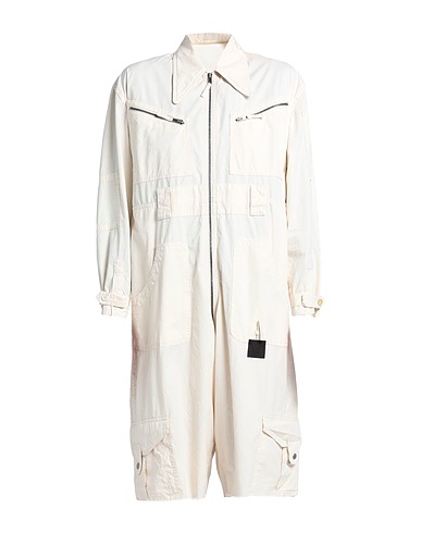 MAISON MARGIELA Jumpsuits and Overalls Ivory 100% Cotton, Bovine leather