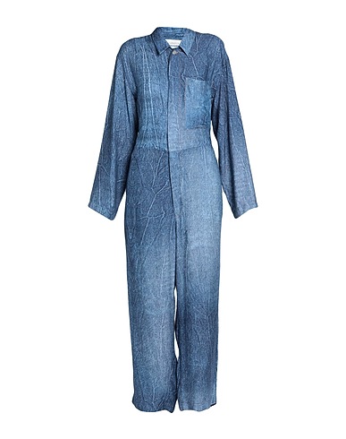 LANEUS Jumpsuits and Dungarees Blue 100% Viscose