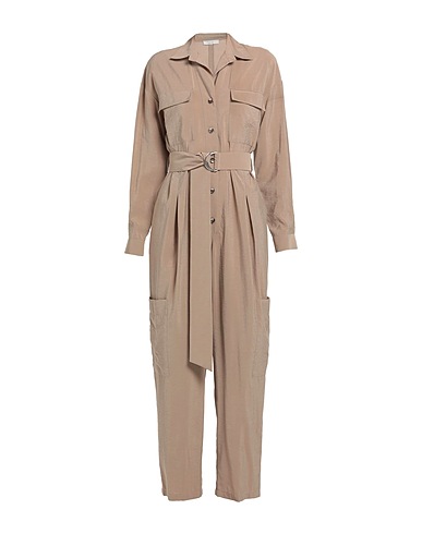 ANTONELLI Jumpsuits and Dungarees Sand 85% Viscose, 15% Polyamide
