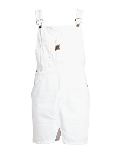 WASHINGTON DEE-CEE Salopette jeans Bianco 100% Cotone organico