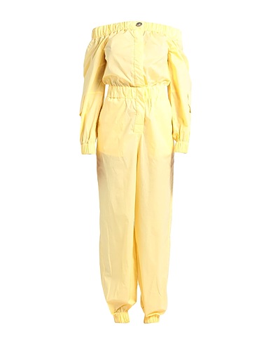 JIJIL Jumpsuits and Dungarees Yellow 97% Cotton, 3% Elastane