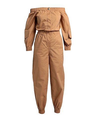 JIJIL オールインワン＆サロペット キャメル コットン 97% / ポリウレタン 3%