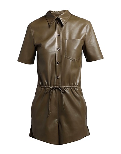 NANUSHKA Tute e Salopette Verde militare 65% Poliestere, 35% Poliuretano