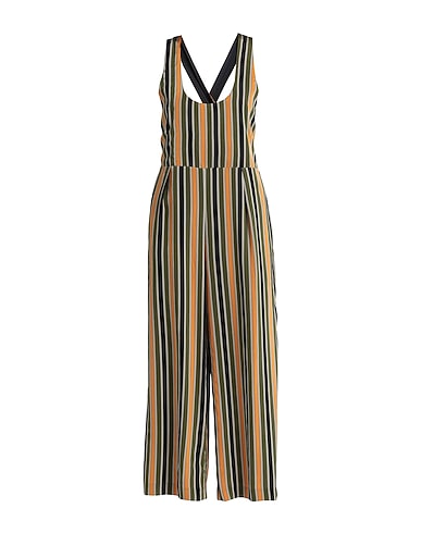 SUOLI Jumpsuits and Dungarees Military green 87% Acetate, 13% Polyamide