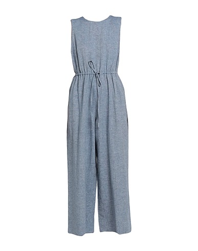 MAISON LAVINIATURRA Jumpsuits and Dungarees Slate blue 50% Cotton, 50% Viscose