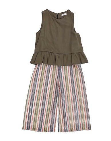 MEILISA BAI Tute intere Verde militare 100% Lyocell