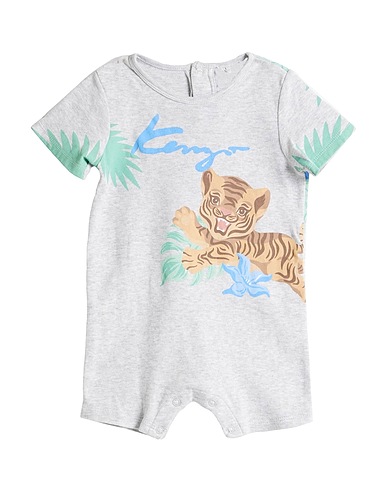 KENZO KIDS Bodysuit Light grey 100% Cotton