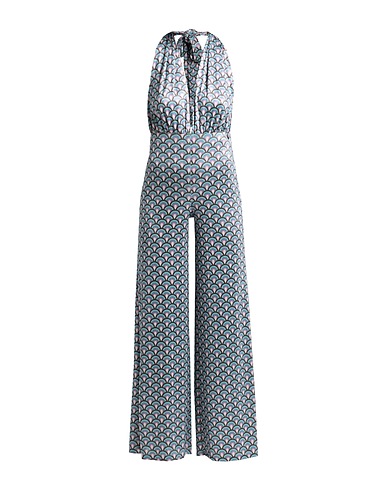 SHERRY BE Jumpsuits and Dungarees Azure 77% Polyester, 18% Metallic fiber, 5% Elastane