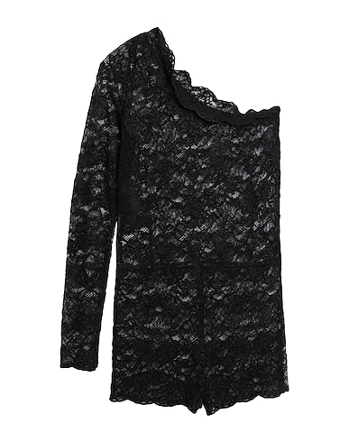 W LES FEMMES by BABYLON Jumpsuits and Overalls Black 60% Polyamide, 30% Viscose, 10% Elastane