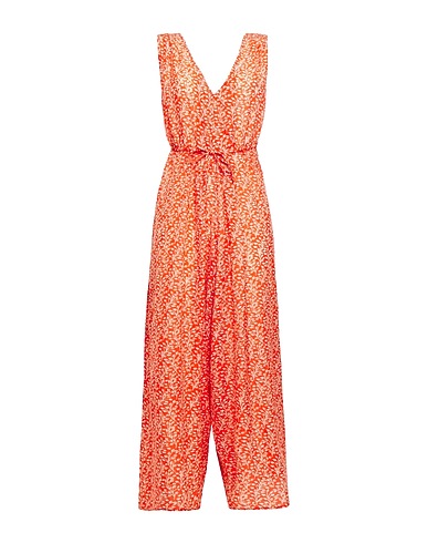 VANESSA BRUNO Jumpsuits and Overalls Orange 55% Vinyon, 45% Cotton