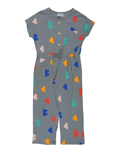 BOBO CHOSES Kids’ jumpsuit Grey 100% Organic cotton