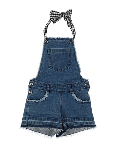 TWINSET Kids’ dungarees Blue 97% Cotton, 2% Polyester, 1% Elastane