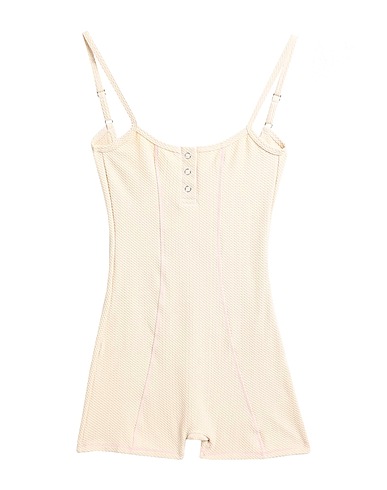 FRANKIES BIKINIS Jumpsuit/one piece gabriel thermal bodysuit
 Beige 96% Nylon, 4% Elastane