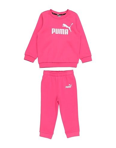 PUMA Athletic outfit Minicats ESS Crew Jogger FL
 Magenta 68% Cotton, 32% Polyester, Elastane