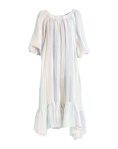 LISA MARIE FERNANDEZ Jumpsuits and Overalls White 95% Linen, 5% Polyacrylic