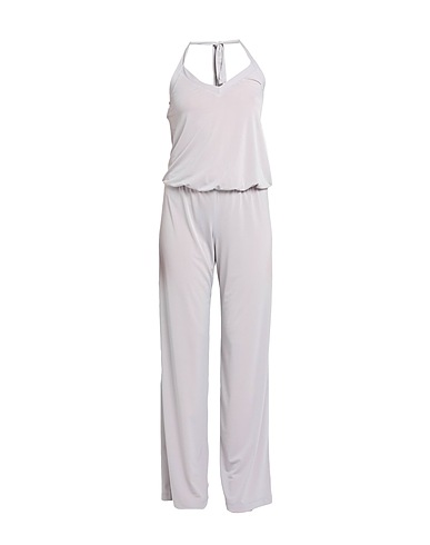 BIANCOGHIACCIO Jumpsuits and Dungarees Ivory 95% Polyester, 5% Elastane