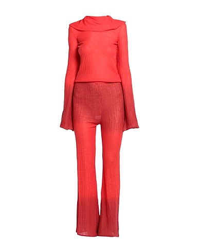 ANTONELLA RIZZA Jumpsuits and Dungarees Red 47% Polyamide, 37% Mohair wool, 16% Wool