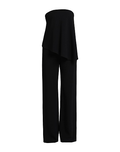 EMPORIO ARMANI Jumpsuits and Dungarees Black 50% Viscose, 47% Acetate, 3% Elastane