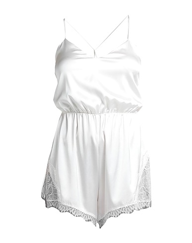 PATRIZIA PEPE Jumpsuits and Overalls White 67% Viscose, 28% Polyamide, 5% Elastane