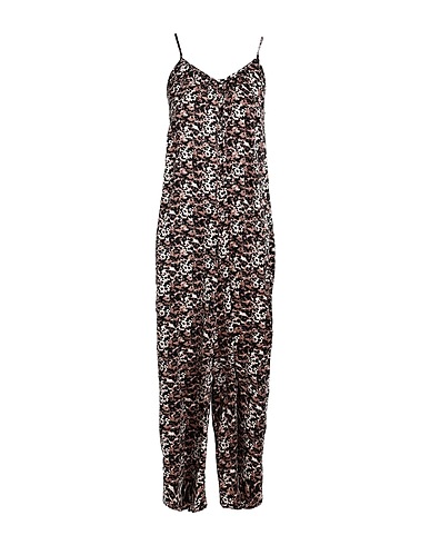 TOPSHOP Jumpsuits and Overalls Brown 100% Polyester