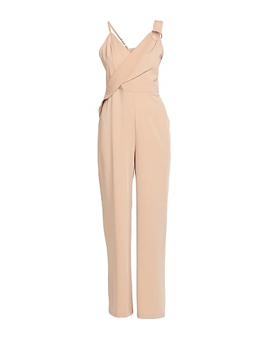 KONTATTO Jumpsuits and Dungarees Camel 96% Polyester, 4% Elastane