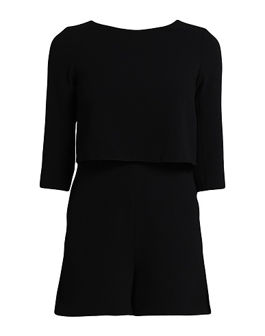 EMPORIO ARMANI Jumpsuits and Dungarees Black 94% Polyester, 6% Elastane