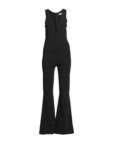 PATRIZIA PEPE Jumpsuits and Dungarees Black 59% Viscose, 35% Polyamide, 6% Elastane, Brass
