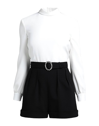SAINT LAURENT Jumpsuits and Overalls White 53% Acetate, 47% Viscose, Silk