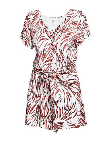 GARCIA Jumpsuits and Dungarees Off white 95% Viscose, 5% Elastane